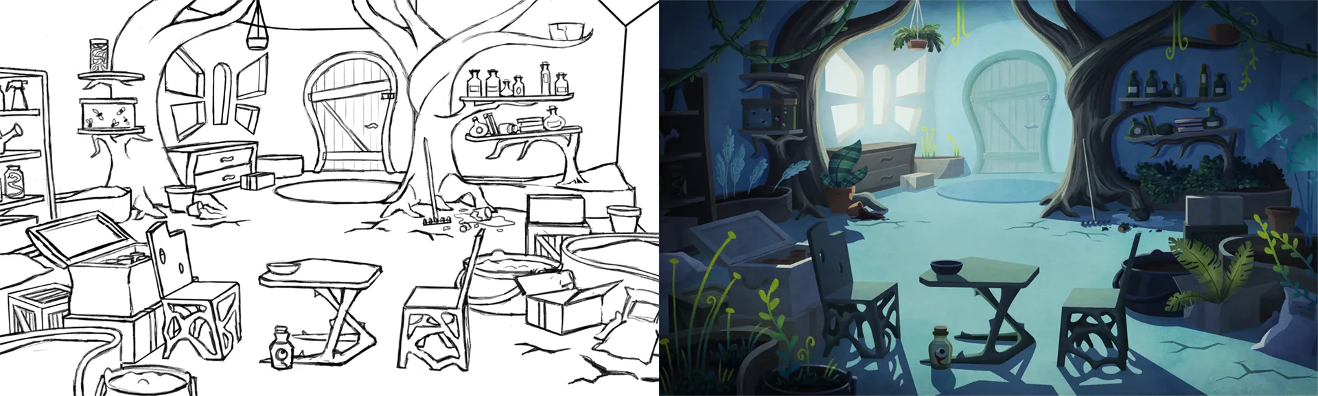 Buffet Froid background