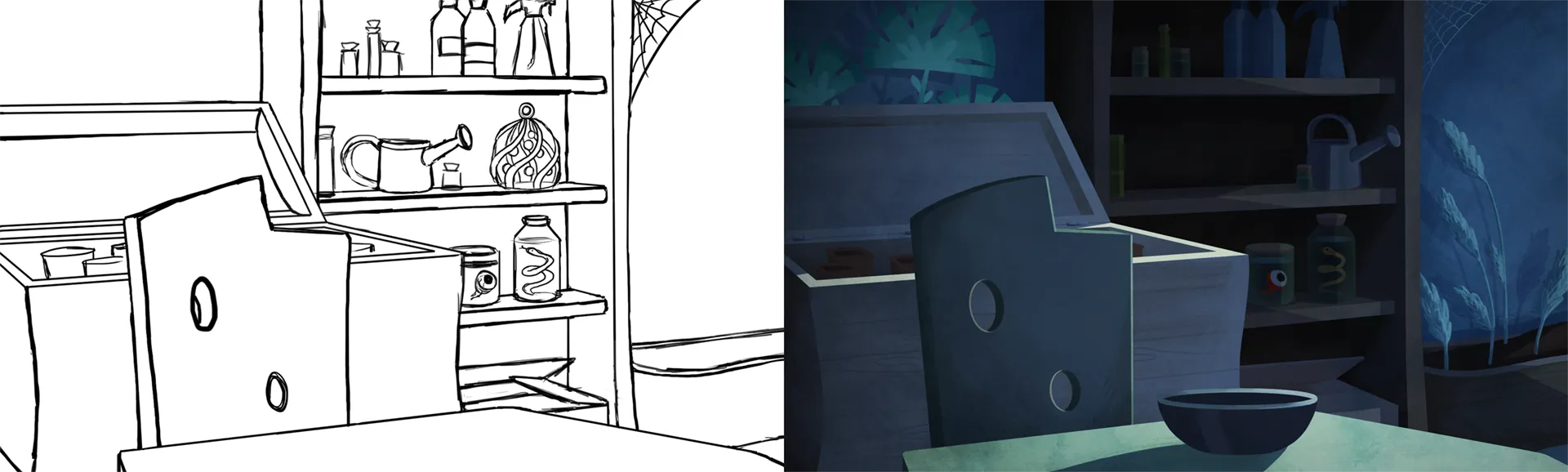 Buffet Froid background